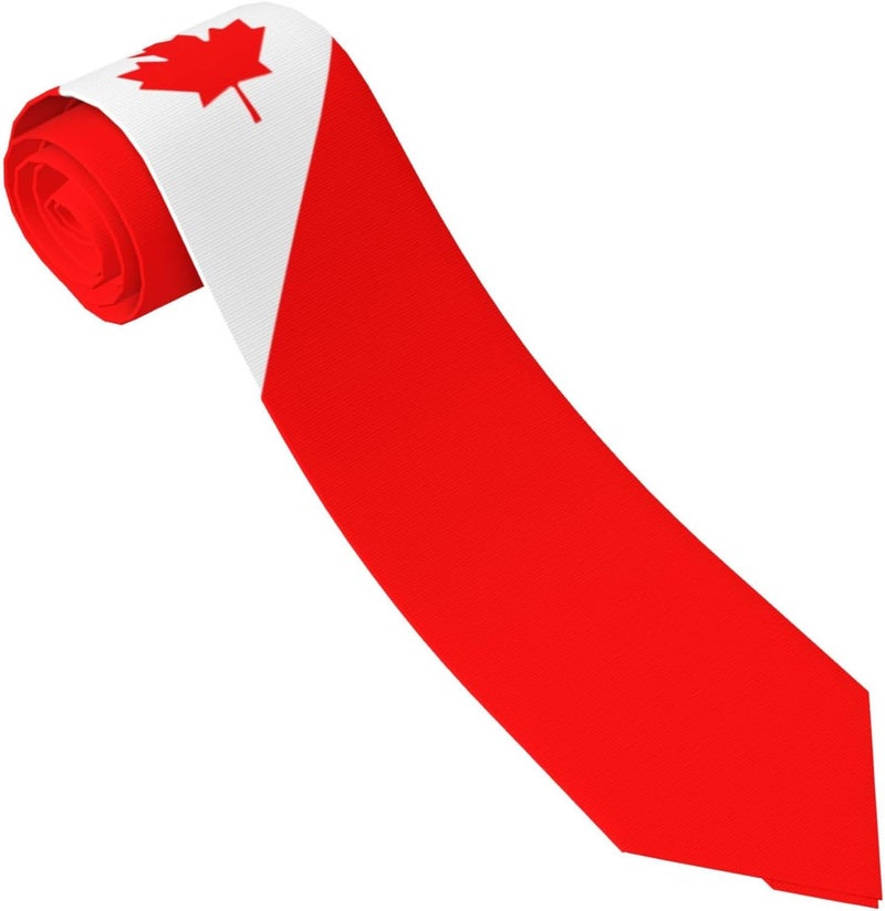 AKMCBSH National Flags Tie Comfortable Soft Novelty Necktie Unisex for Weddings Party Birthday Gift - Image 1